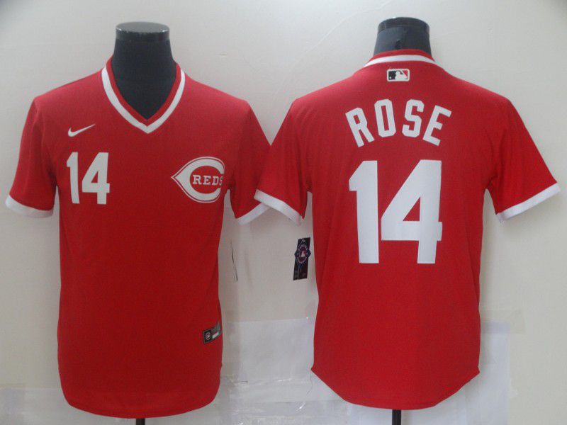 Men Cincinnati Reds #14 Rose Red Nike 2021 Game MLB Jersey->cincinnati reds->MLB Jersey